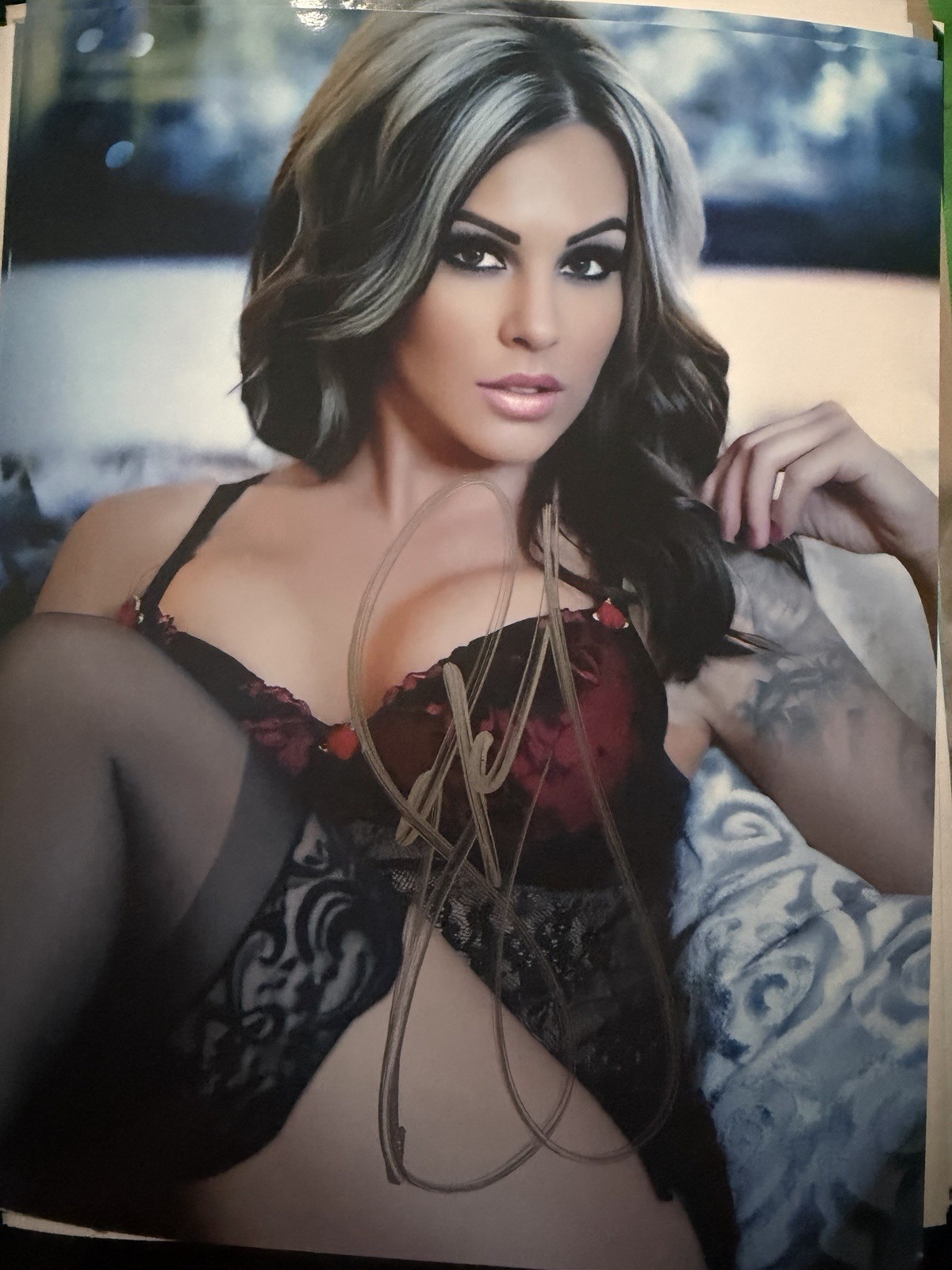 Velvet Sky Glossy 8x10 Signed Autographed Photo Wwe Tna