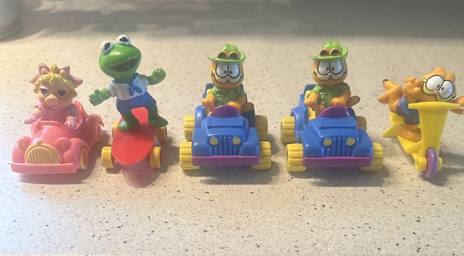 Vintage 1980s McDonalds Happy Meal Toy Lot Muppet Babies Garfield Complete Lot