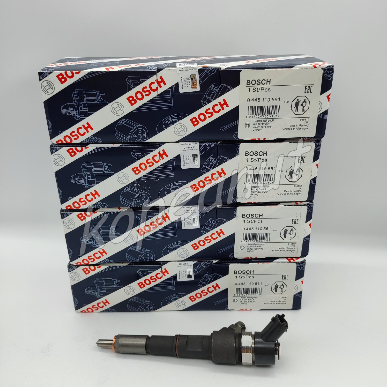 4X Bosch Fuel Injector 0445110561 04132014 Fit For Deutz TD2.9 TDC2.9 L4 Engine
