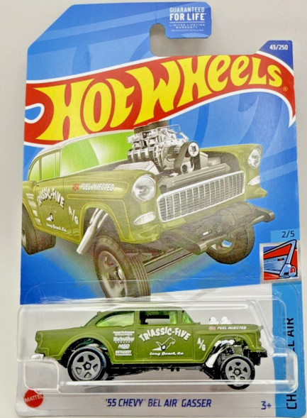 HOT WHEELS 55 CHEVY BEL AIR GASSER OLIVE GREEN CHEVY BEL AIR 2021