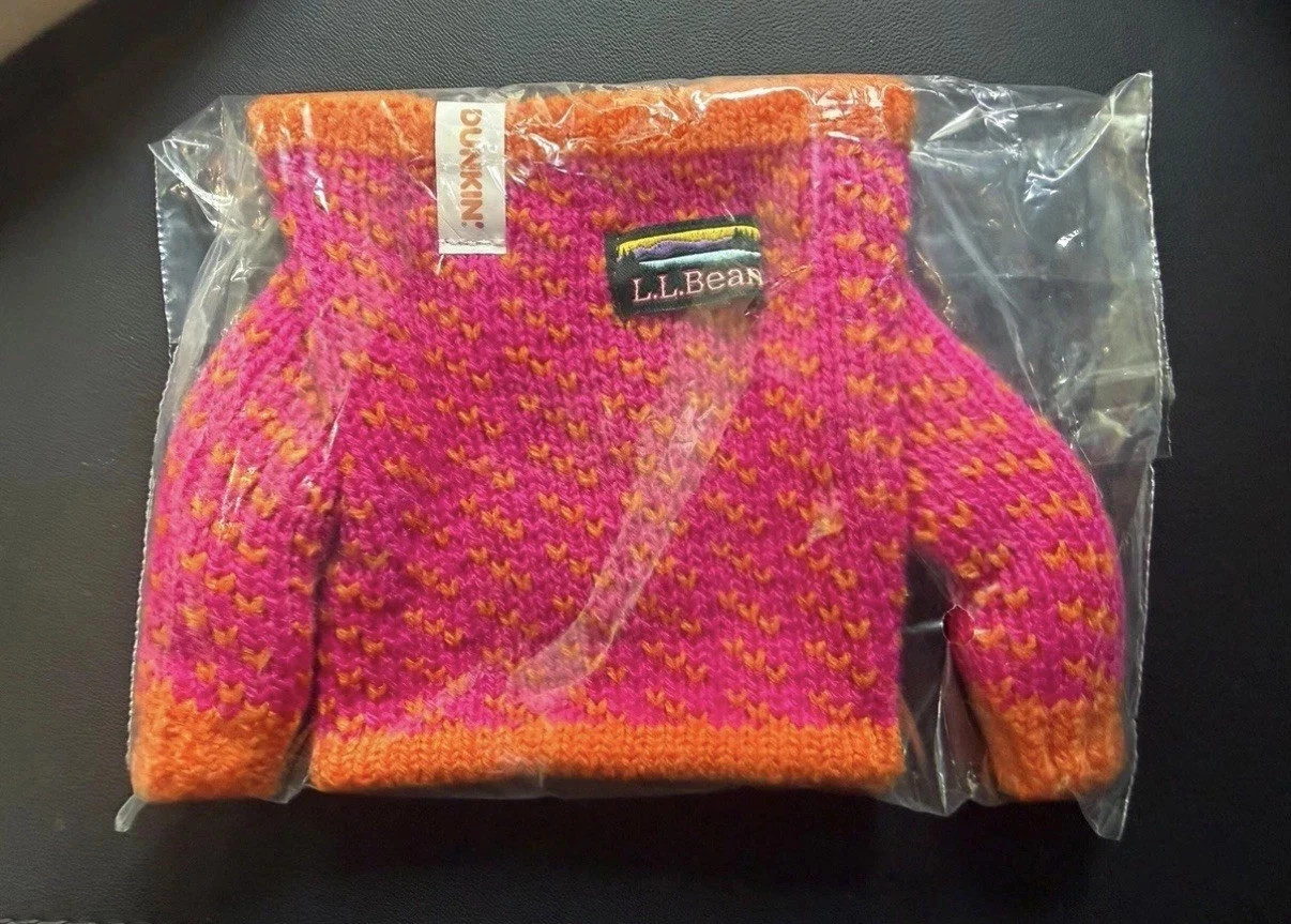 Rare Dunkin’ L.L. BEAN Cup Sweater Sleeve Limited Edition 2026 New (Check Time)