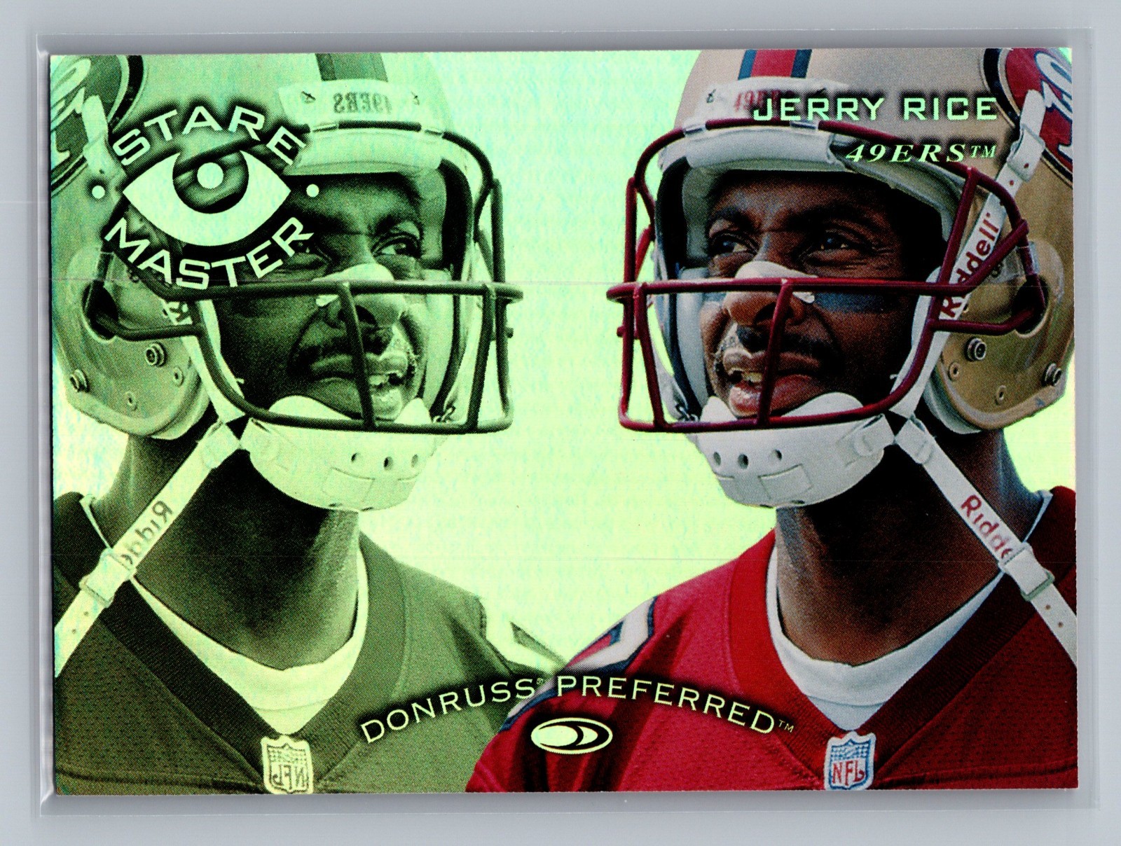 1997 Donruss Preferred - Stare Masters Jerry Rice #9 /1500 - HOF NM 1997 Donruss Preferred - Stare Masters Jerry Rice #9 /1500 - HOF NM