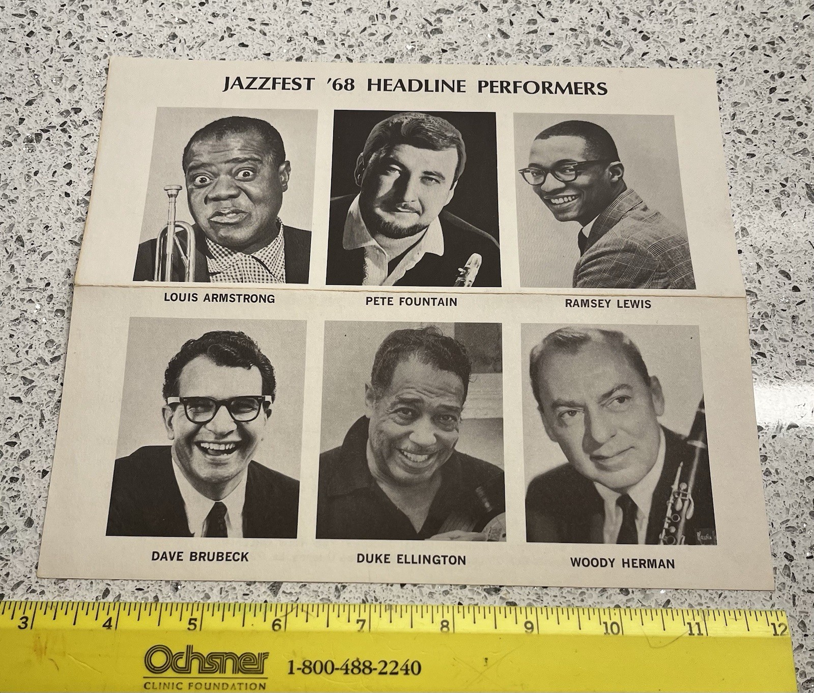 Rare 1968 JazzFest Festival New Orleans, La. Program / Ticket Order Form LOOK Rare 1968 JazzFest Festival New Orleans, La. Program / Ticket Order Form LOOK