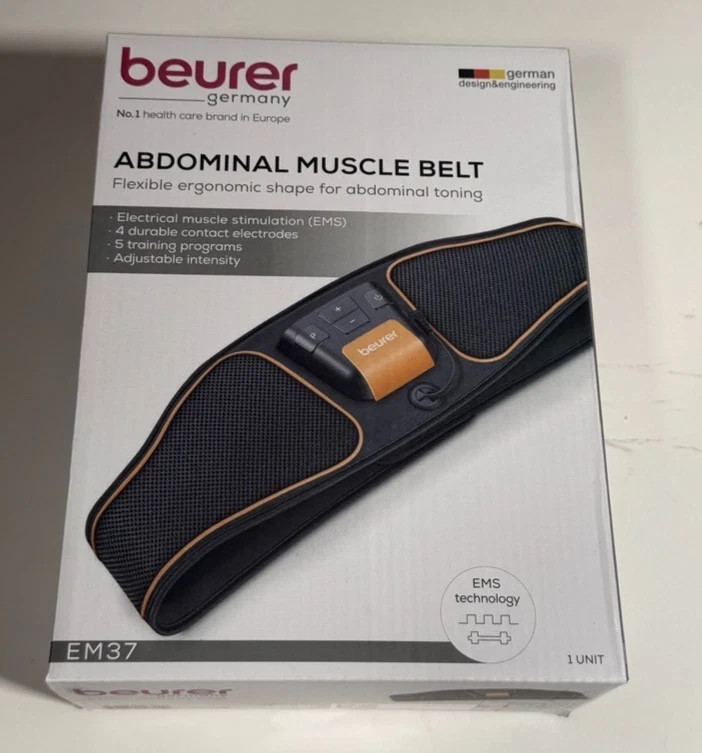 Beurer EM37 Abdominal Muscle Belt Open Box