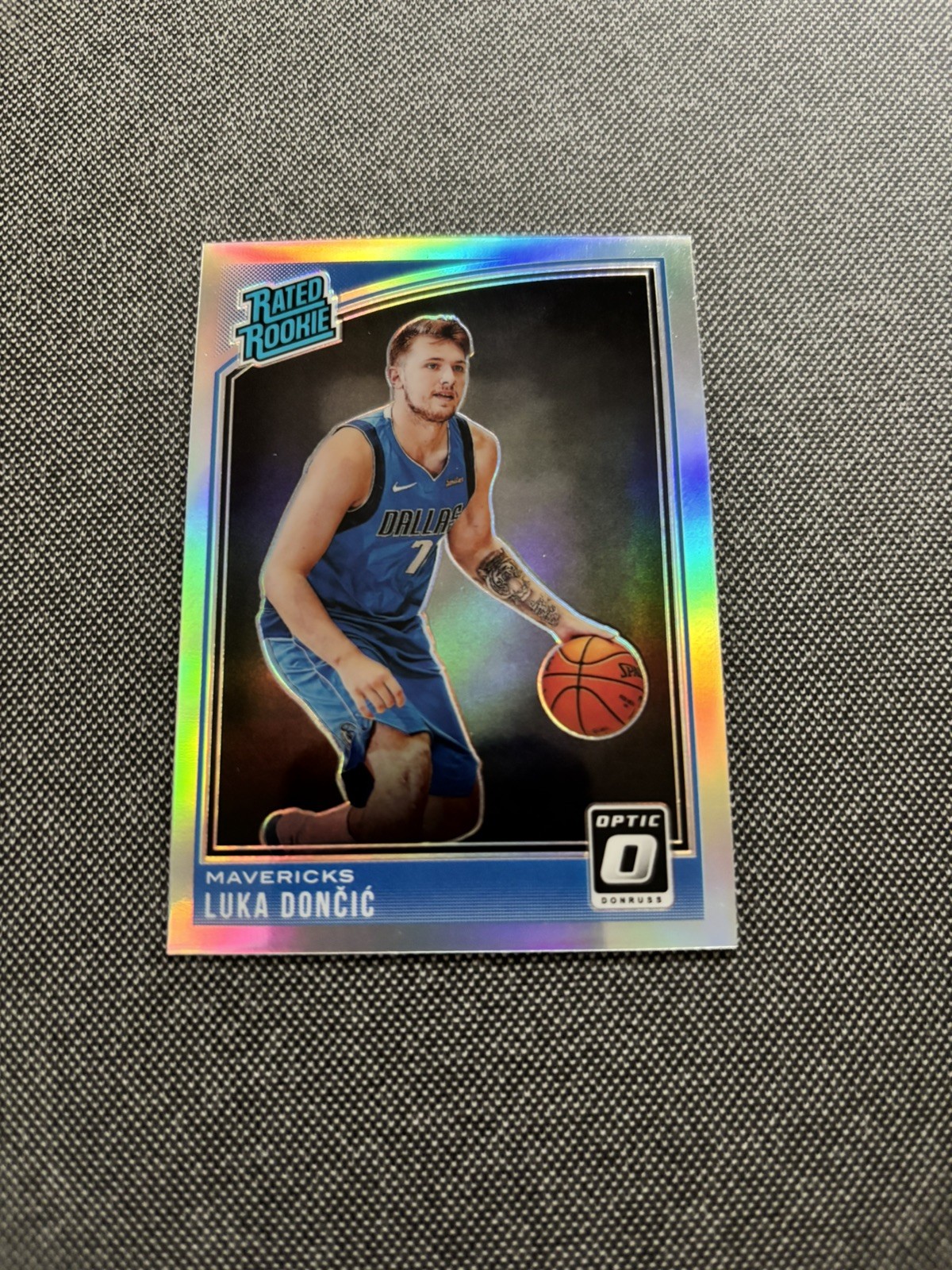 Panini 2018-19 Donruss Optic Rated Rookie Silver Holo Prizm Luka Dončić #177 RC Panini 2018-19 Donruss Optic Rated Rookie Silver Holo Prizm Luka Dončić #177 RC