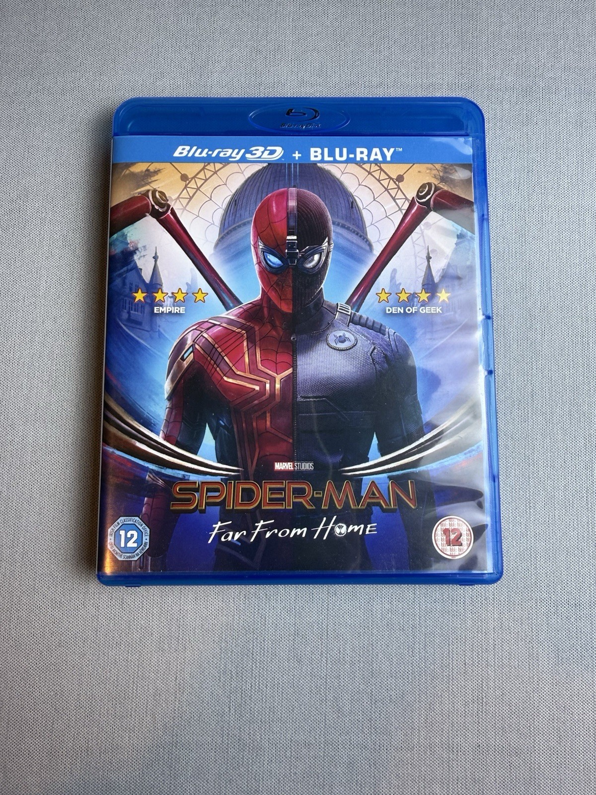 SPIDER-MAN: FAR FROM HOME (2019) Used 3D + 2D Blu-ray Movie Marvel