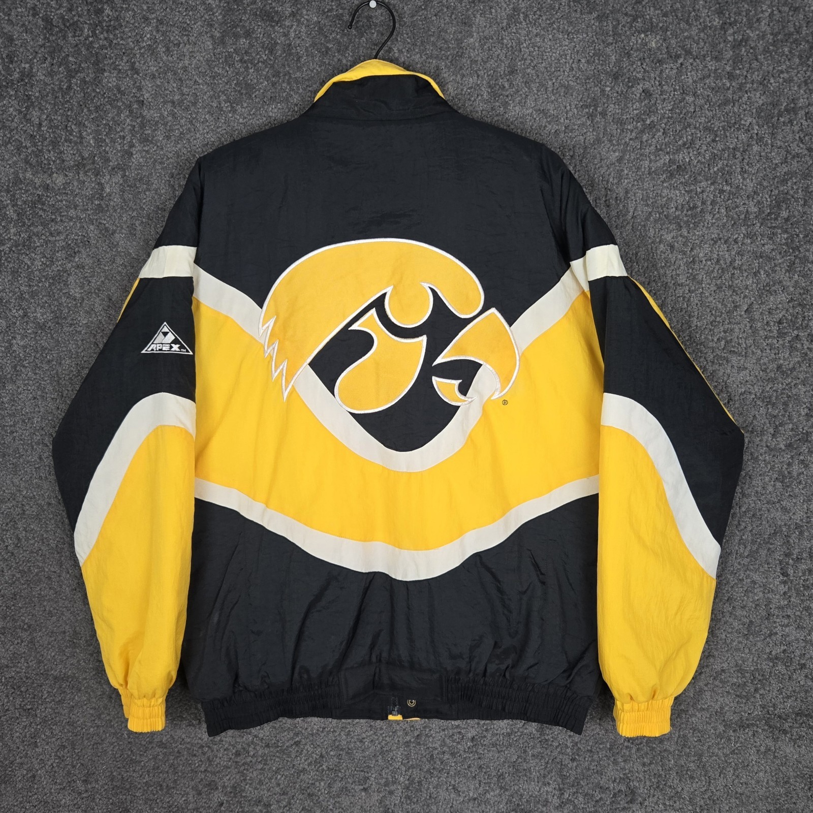 Vintage Apex One Iowa Hawkeyes Jacket Men's Medium College Football 1990s