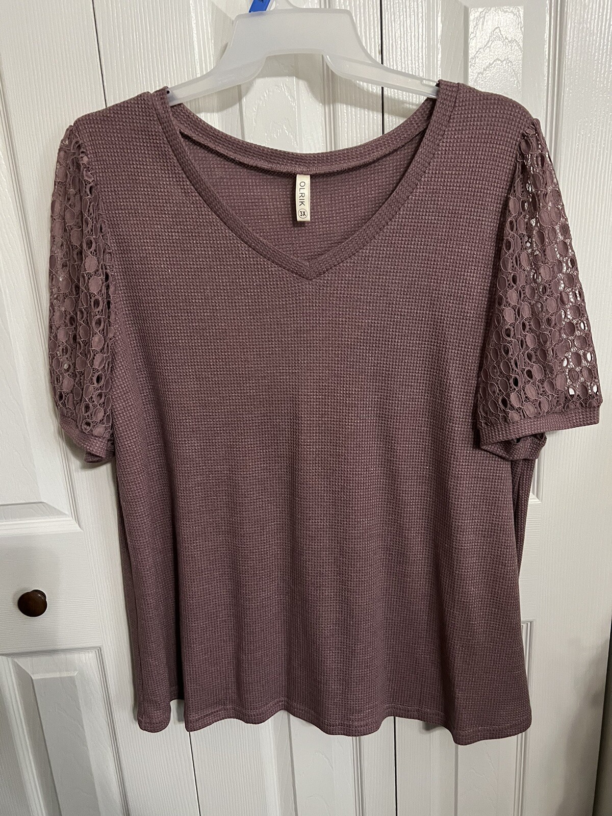Womens Olrik 3x Short Sleeve Rose Colored Top, NWOT Womens Olrik 3x Short Sleeve Rose Colored Top, NWOT