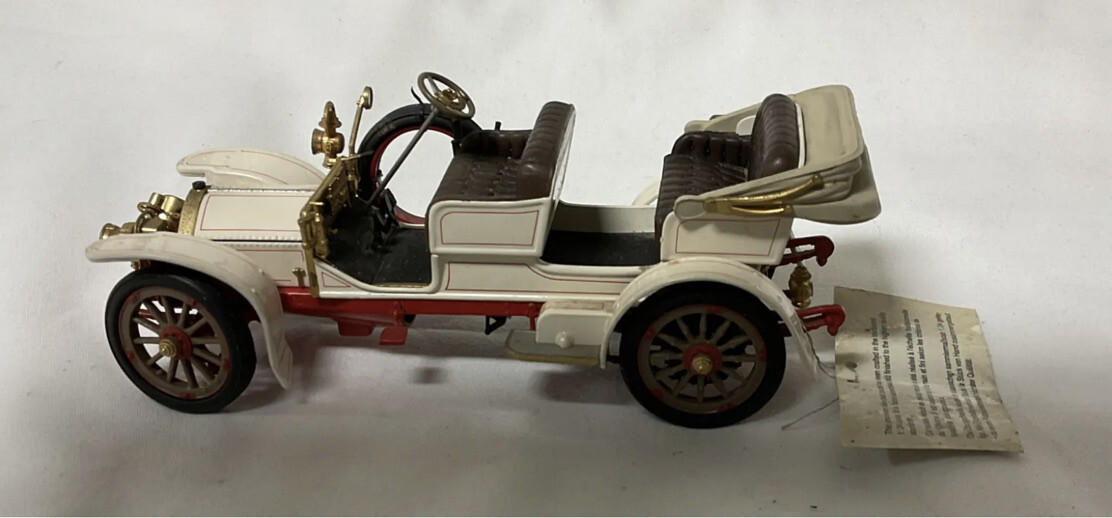 FRANKLIN MINT 1904 MERCEDES SIMPLEX MODEL CAR 1:24 SCALE DIE CAST Missing Light*