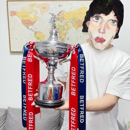 World Snooker Championship Trophy Replica 40cm Handmade Collectible Cup