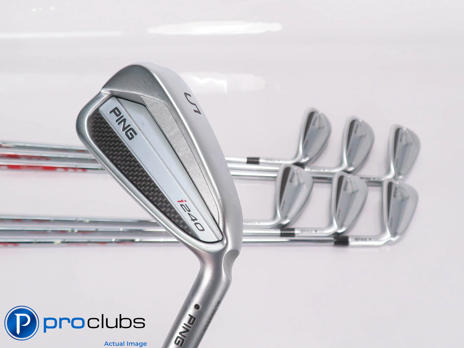 Nice Ping i240 5-PW,UW Iron Set Black Dot - Modus 115 Stiff Flex +1/4\