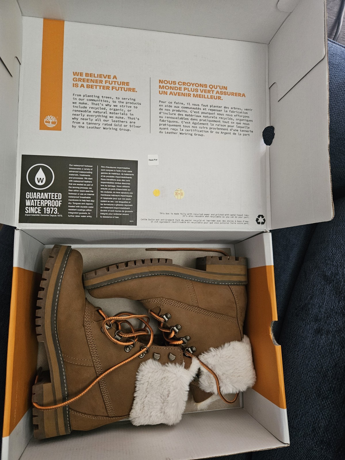 Timberland brown & tan boots #winterboots #outdoorused great Condition