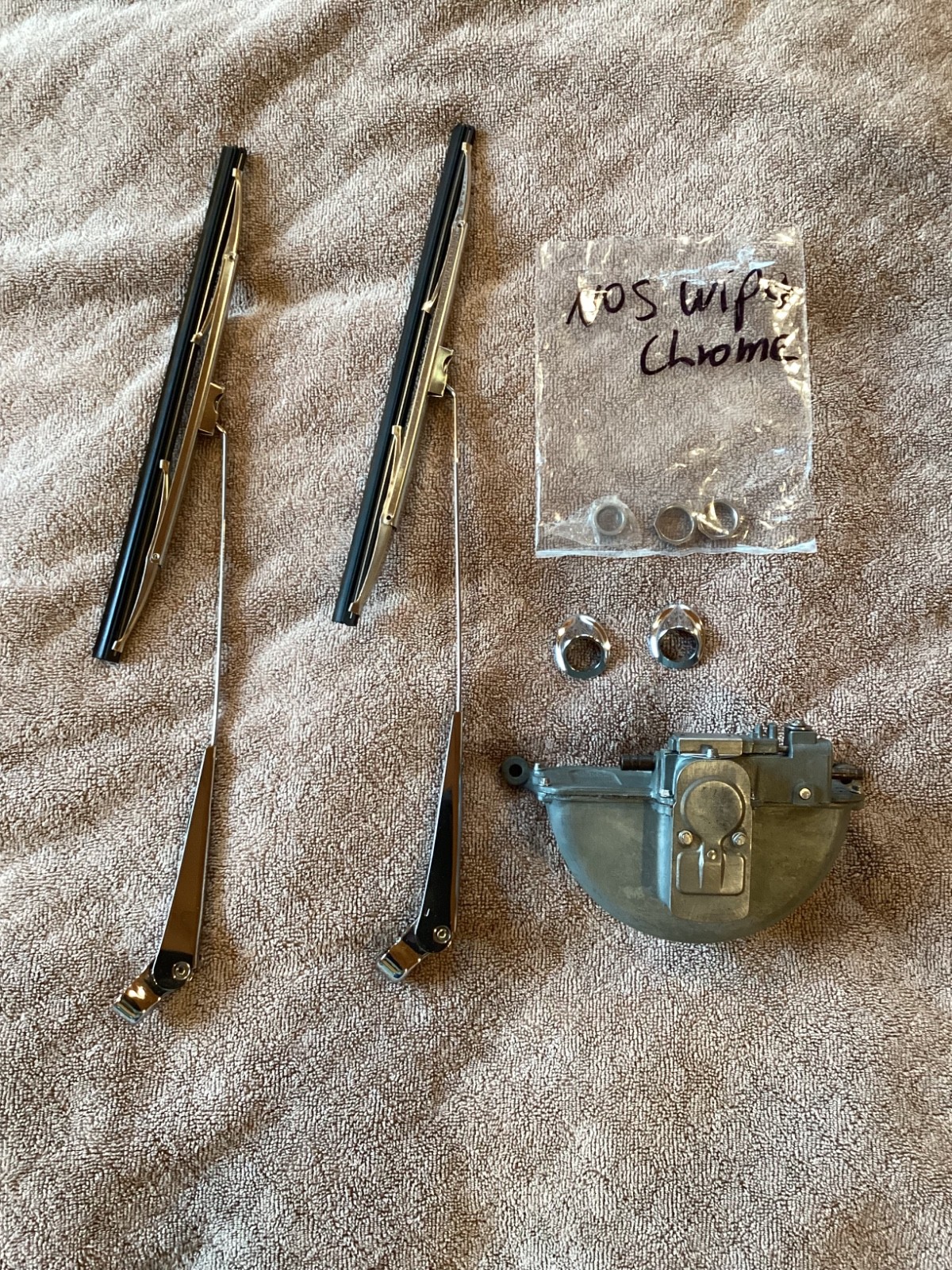 1950 Studebaker Champion wiper motor and blades 1950 Studebaker Champion wiper motor and blades