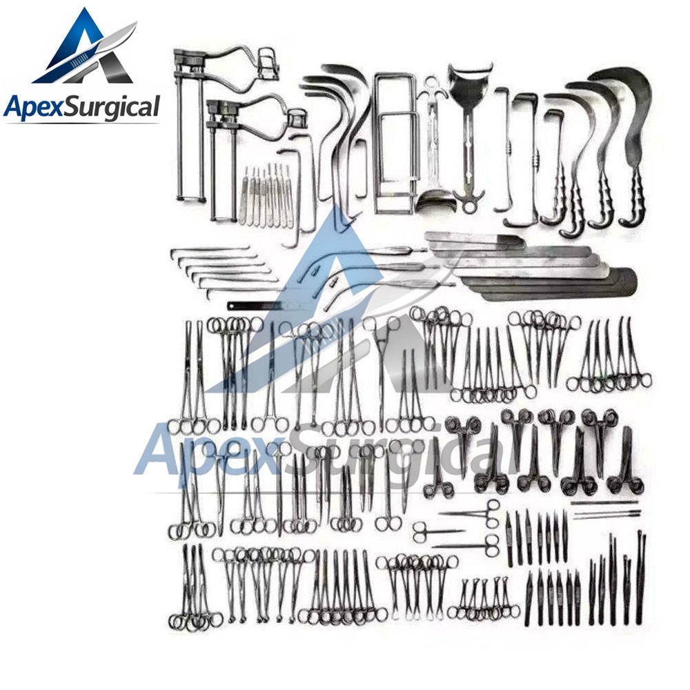 197 pcs Laparotomy Surgery Set - Surgical Premium Quality Instruments 197 pcs Laparotomy Surgery Set - Surgical Premium Quality Instruments