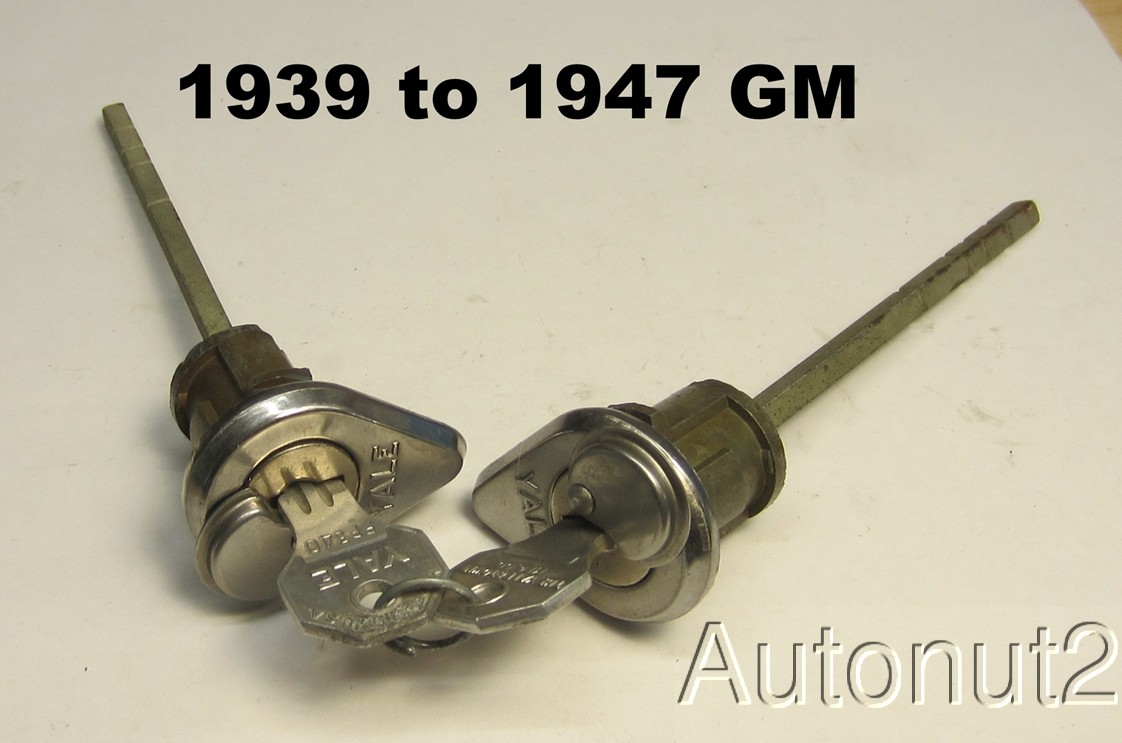 Chevrolet Pontiac Buick door locks 1939 1940 1941 1942 1946 1947 new Yale