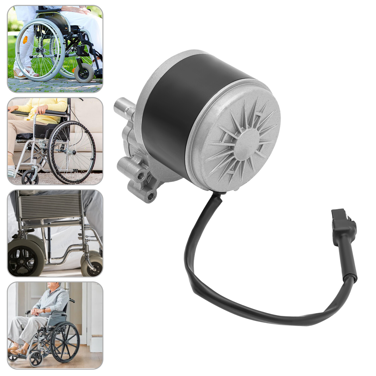 MY1016Z 24V 250W Brushed DC Gear Motor 75RPM for Beach Cart Wheelchair