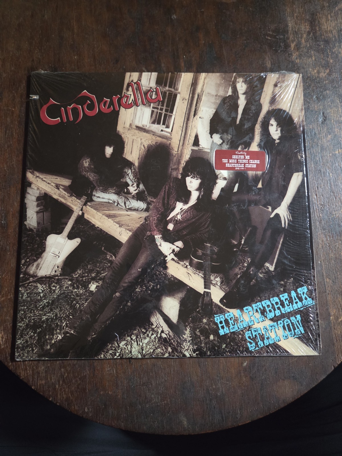 Cinderella – Heartbreak Station First US Pressing 1990 Vinyl LP Mercury NM