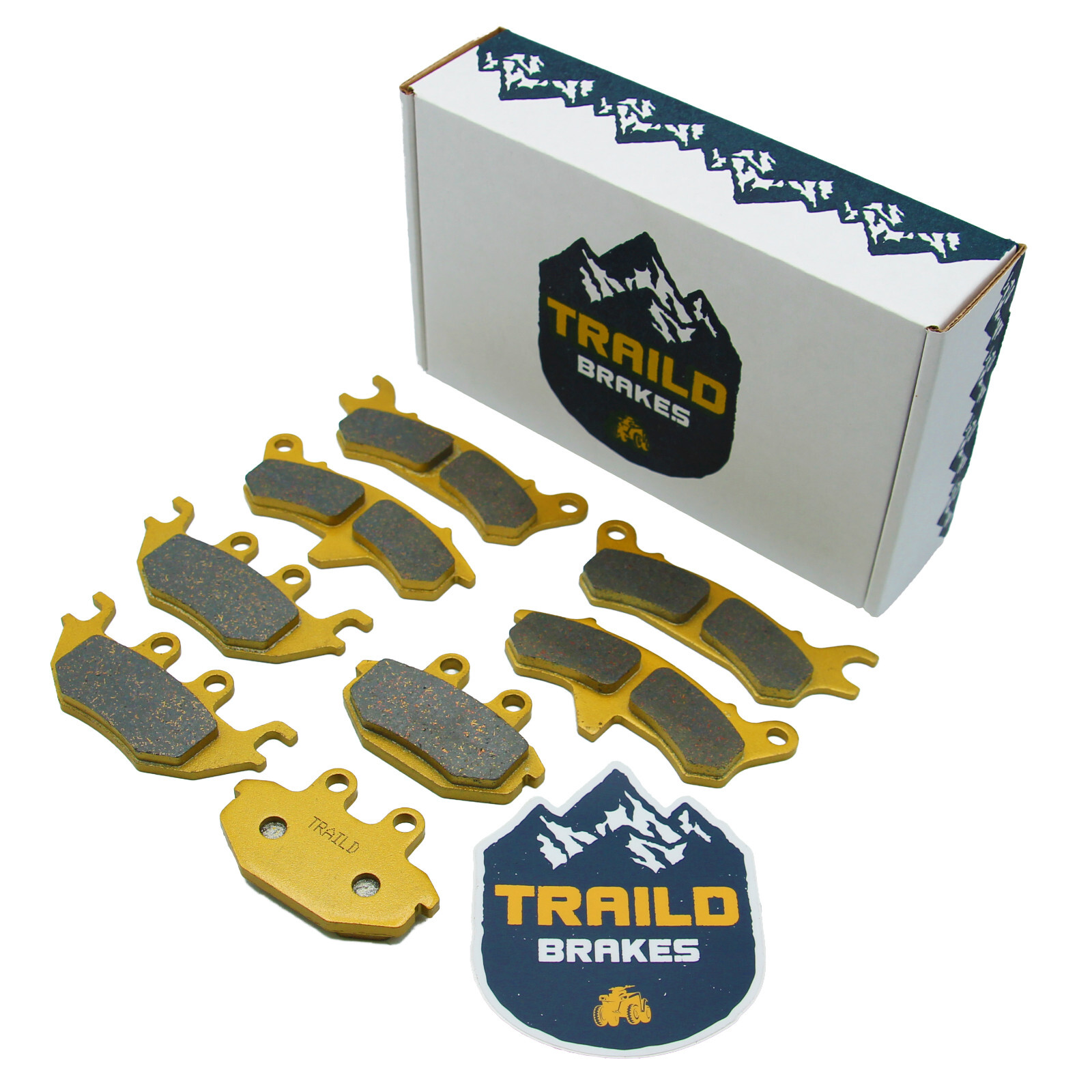 Traild Kawasaki Ridge/Ridge Crew KWF1000 2024-2026 Ceramic Brake Pad Set