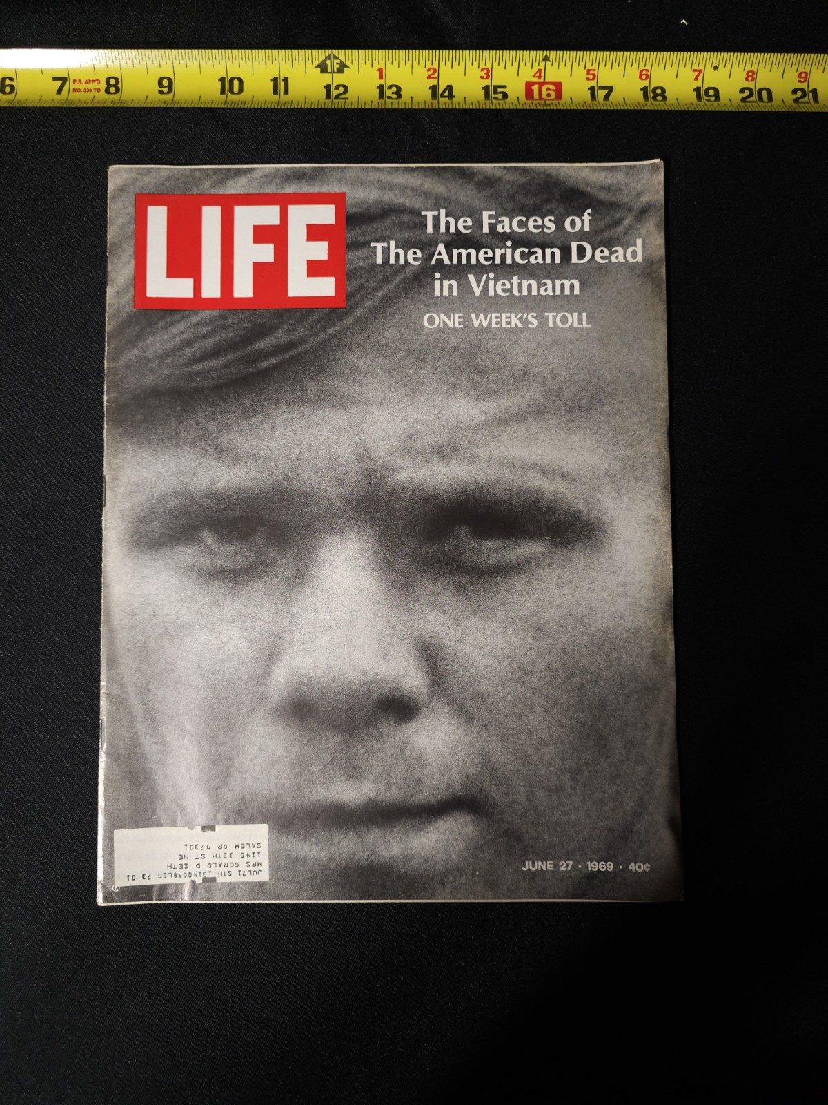 June 27, 1969, LIFE magazine, titled \