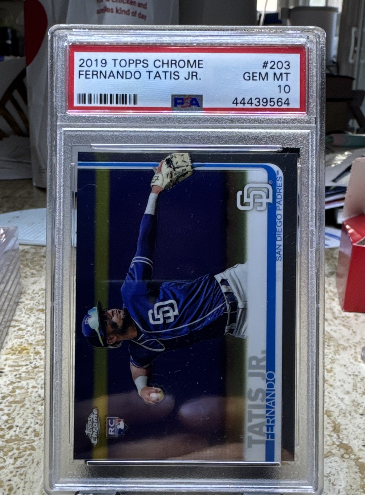 2019 Topps Chrome - Fernando Tatís Jr. #203 (RC) PSA 10 2019 Topps Chrome - Fernando Tatís Jr. #203 (RC) PSA 10