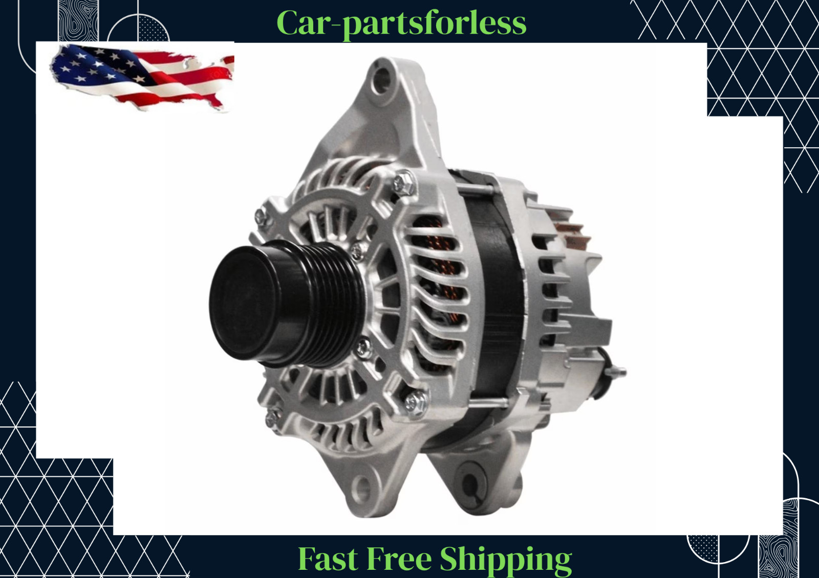 Duralast 160A Alternator For 2009-2020 Dodge Journey 2.4L L4 4801490AC 4801490AA