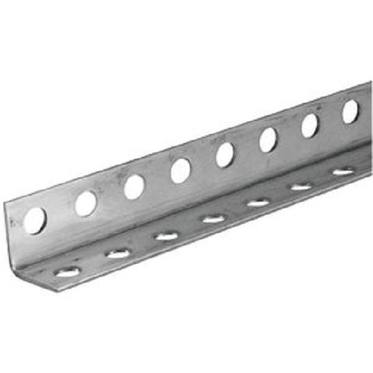 20-Hillman Steelworks Zinc-Plated 1-1/4 In. x 3 Ft. Perforated Steel Angle 11136