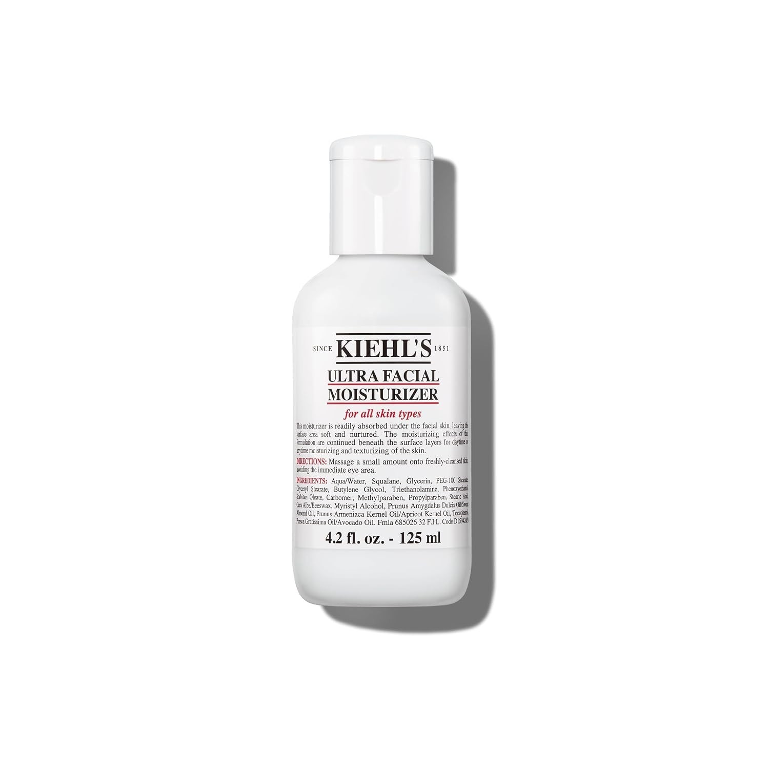 Kiehl\'s Ultra Facial Moisturizer 24-Hour Hydration 4.2 oz New