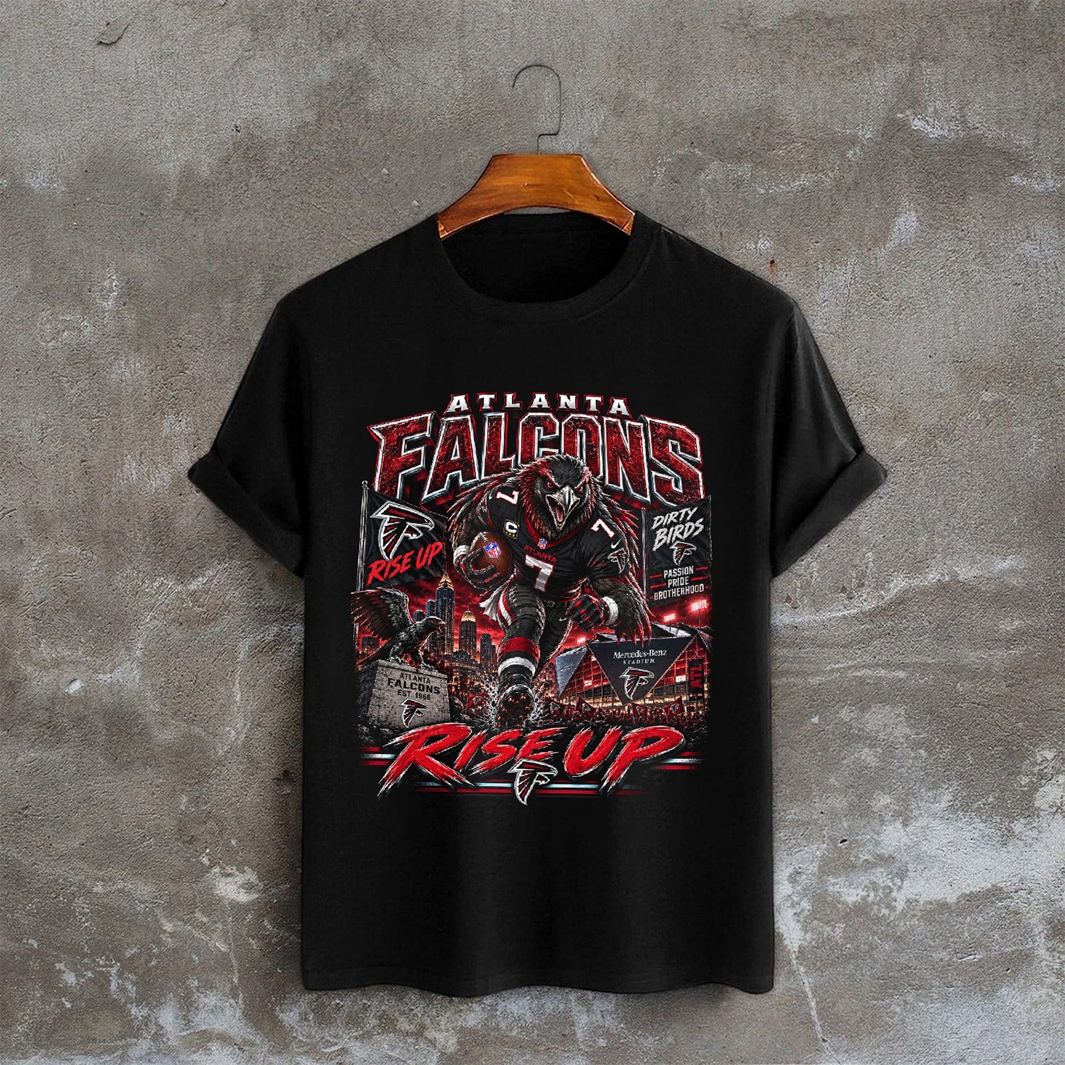 Atlanta Falcons Football Team Tshirt - RISE UP Tshirt
