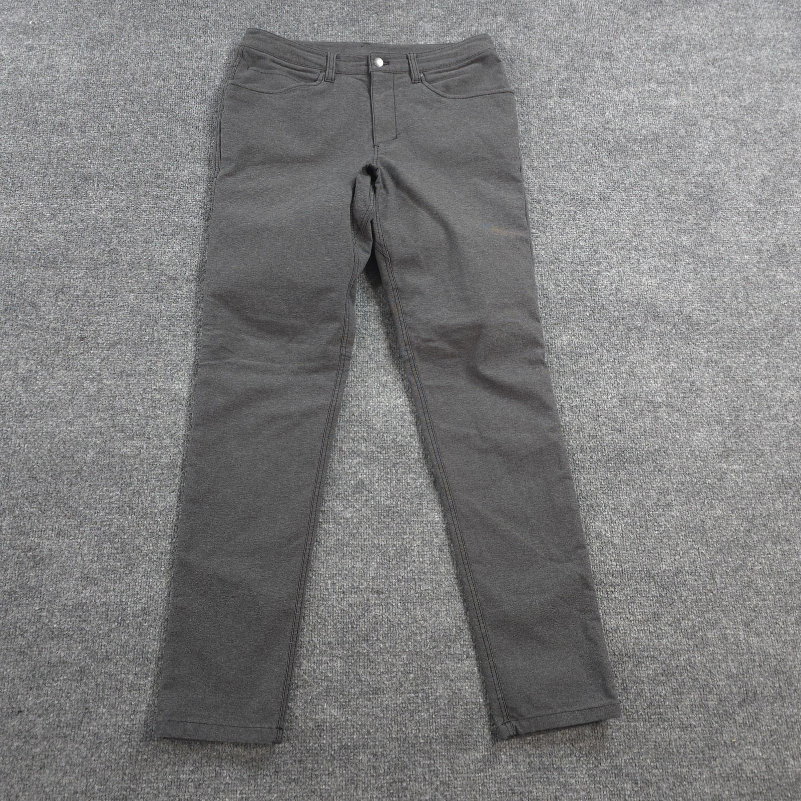Lululemon Pants Mens 32x32 Gray ABC Pant Slim Tech Canvas Chino Casual Preppy