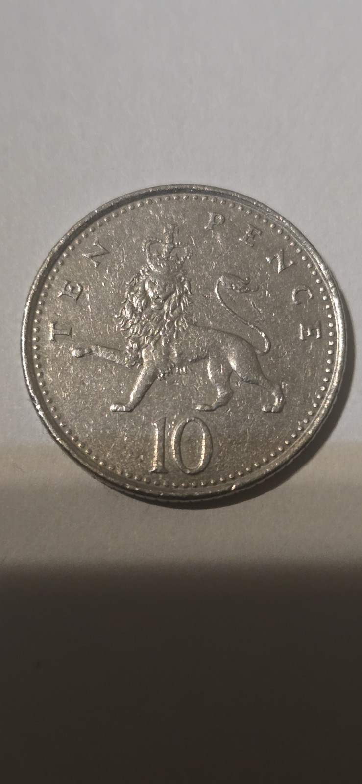 Rare Queen Elizabeth II British 10 Pence 1992 Coin DG Reg FD Collectors Coin