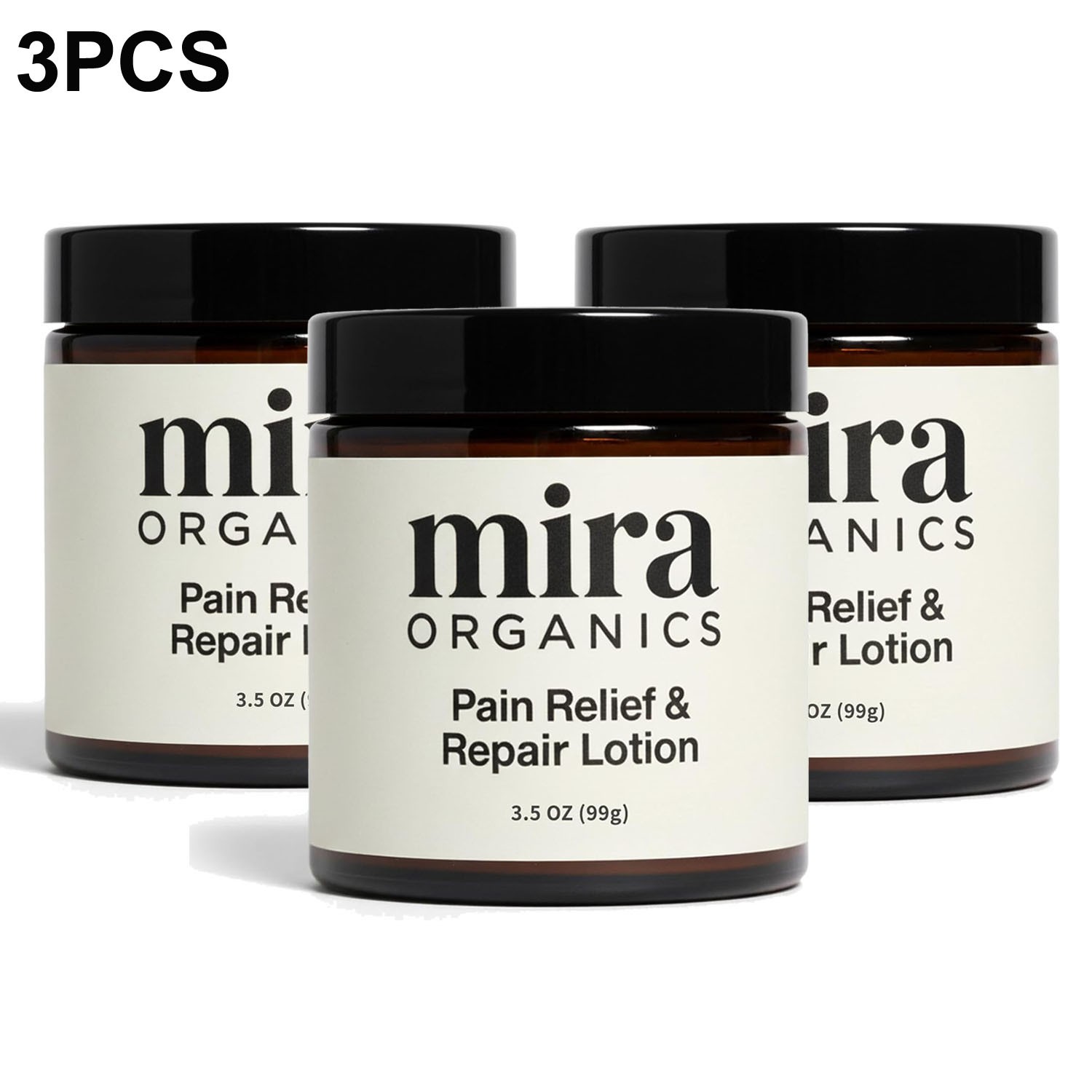 3X Mira Pain Relief Lotion Profession Skin Repair Cream Mira Organics Cream NEW