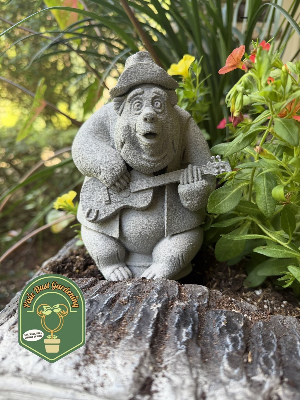 Big Al Disney Garden Statue -Flower Decor Festival Parks  Country Bear Jamboree