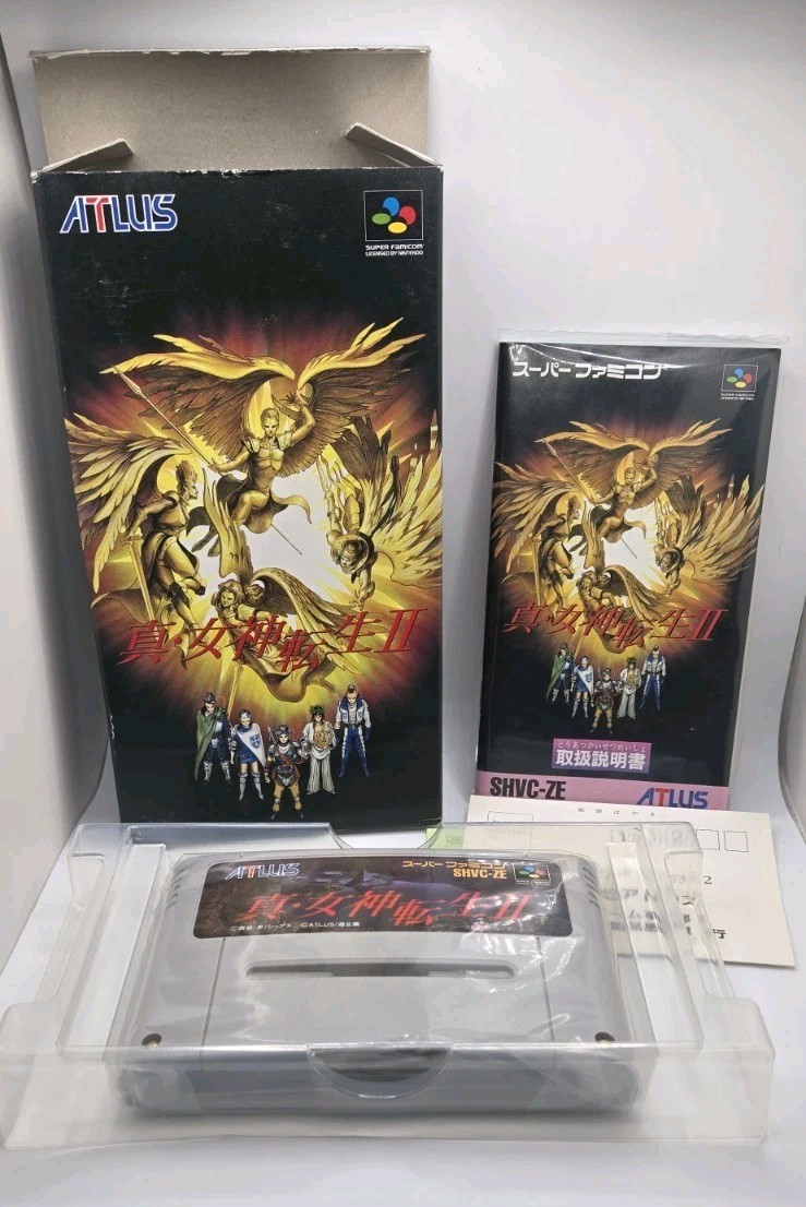 Shin Megami Tensei II Super Famicom Cib