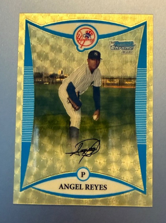 ANGEL REYES 2008 BOWMAN CHROME SUPERFRACTOR 1ST PROSPECT #D 1/1 ANGEL REYES 2008 BOWMAN CHROME SUPERFRACTOR 1ST PROSPECT #D 1/1