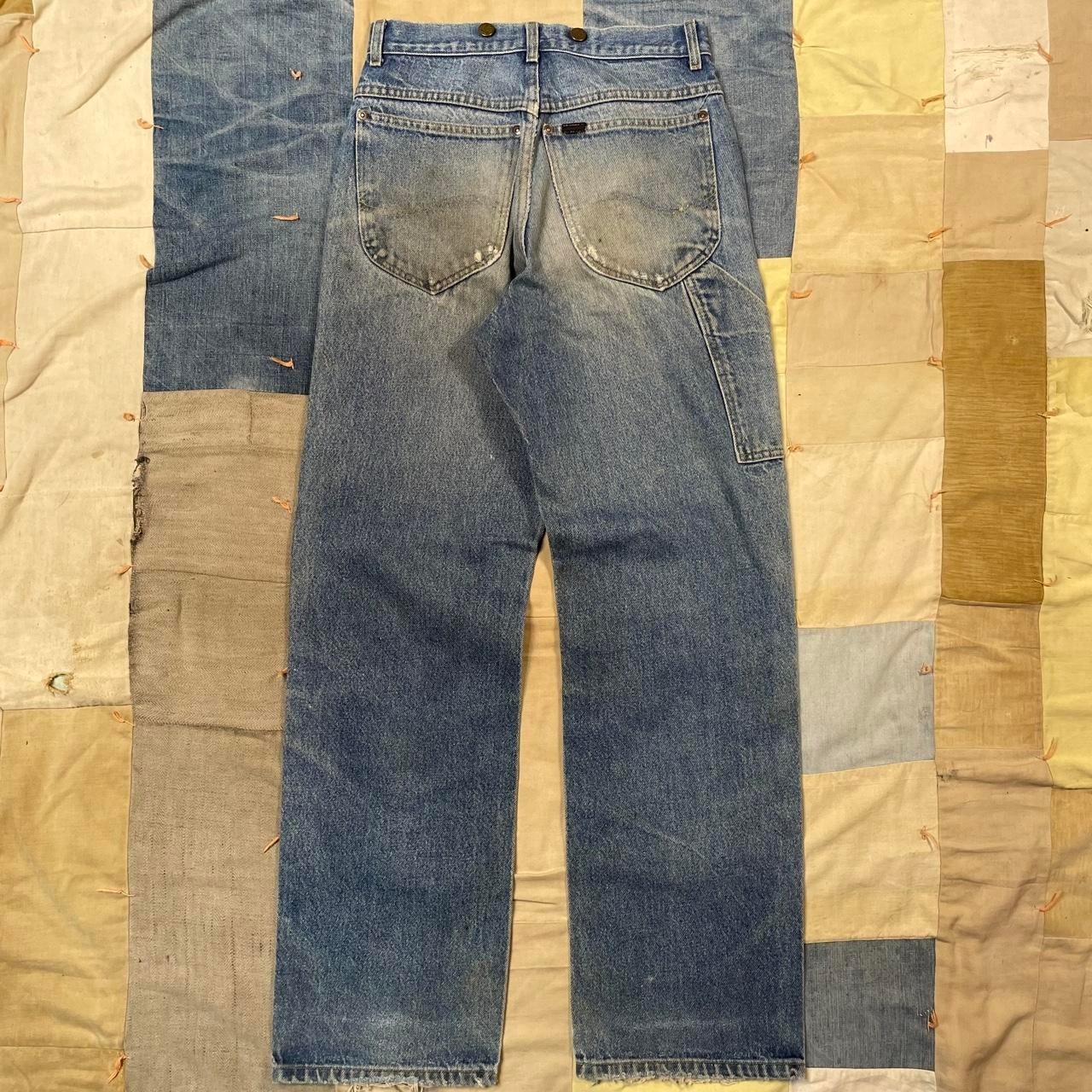 Vtg 70s 80s Lee Boss of the Road Faded Distressed Carpenter Jeans 29 x 33 Work Vtg 70s 80s Lee Boss of the Road Faded Distressed Carpenter Jeans 29 x 33 Work