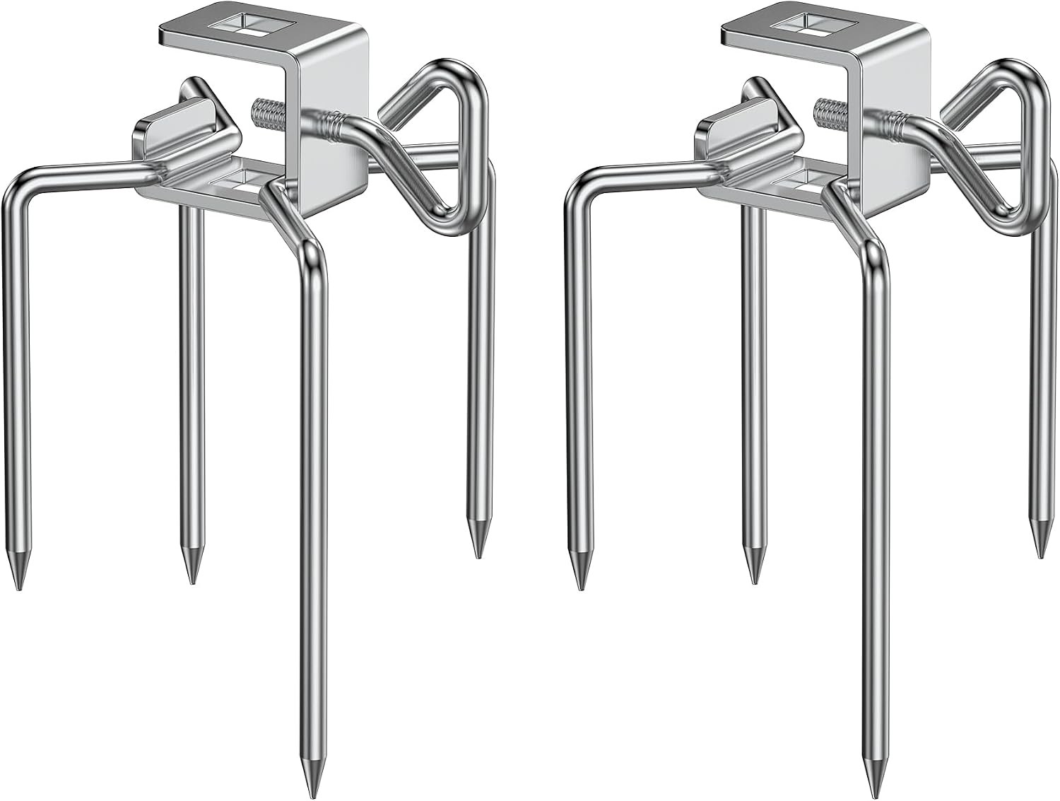 6102 Stainless Steel Rotisserie Meat Forks For Any Gas/Charcoal Grills 6102 Stainless Steel Rotisserie Meat Forks For Any Gas/Charcoal Grills