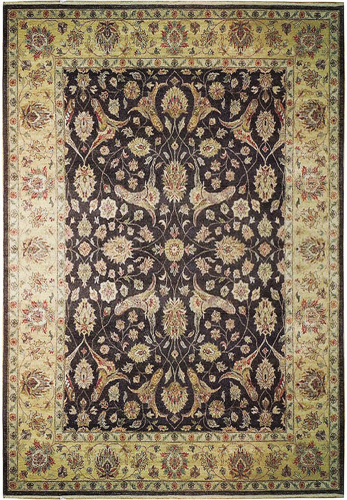 8x10\' Black Vegetable Dyed Chobi Rug 72519 8x10\' Black Vegetable Dyed Chobi Rug 72519
