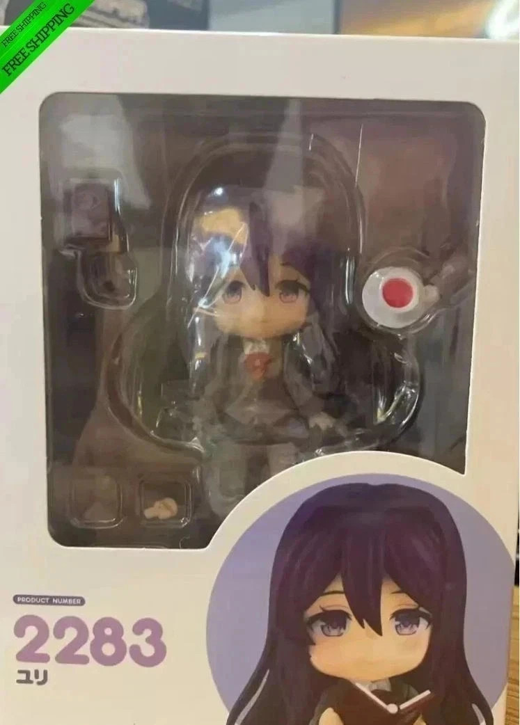DDLC Doki Doki Literature Club Yuri Nendoroid 2283 PVC Toy Model Doll