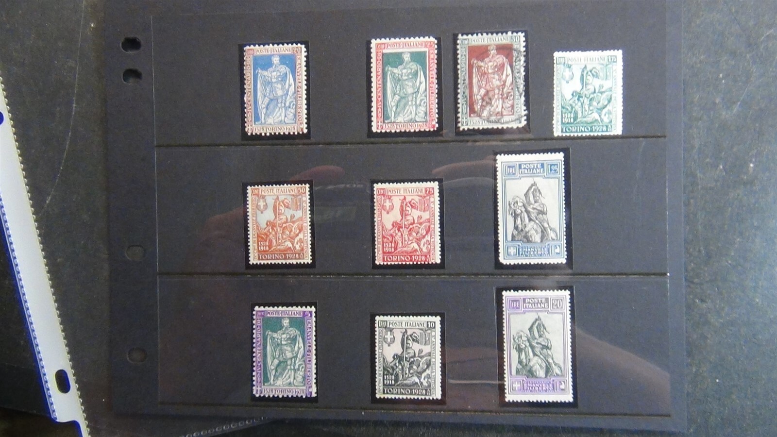 Stampsweis Italian 1930 Italy scott 201-210 MNH set ... 30 is used