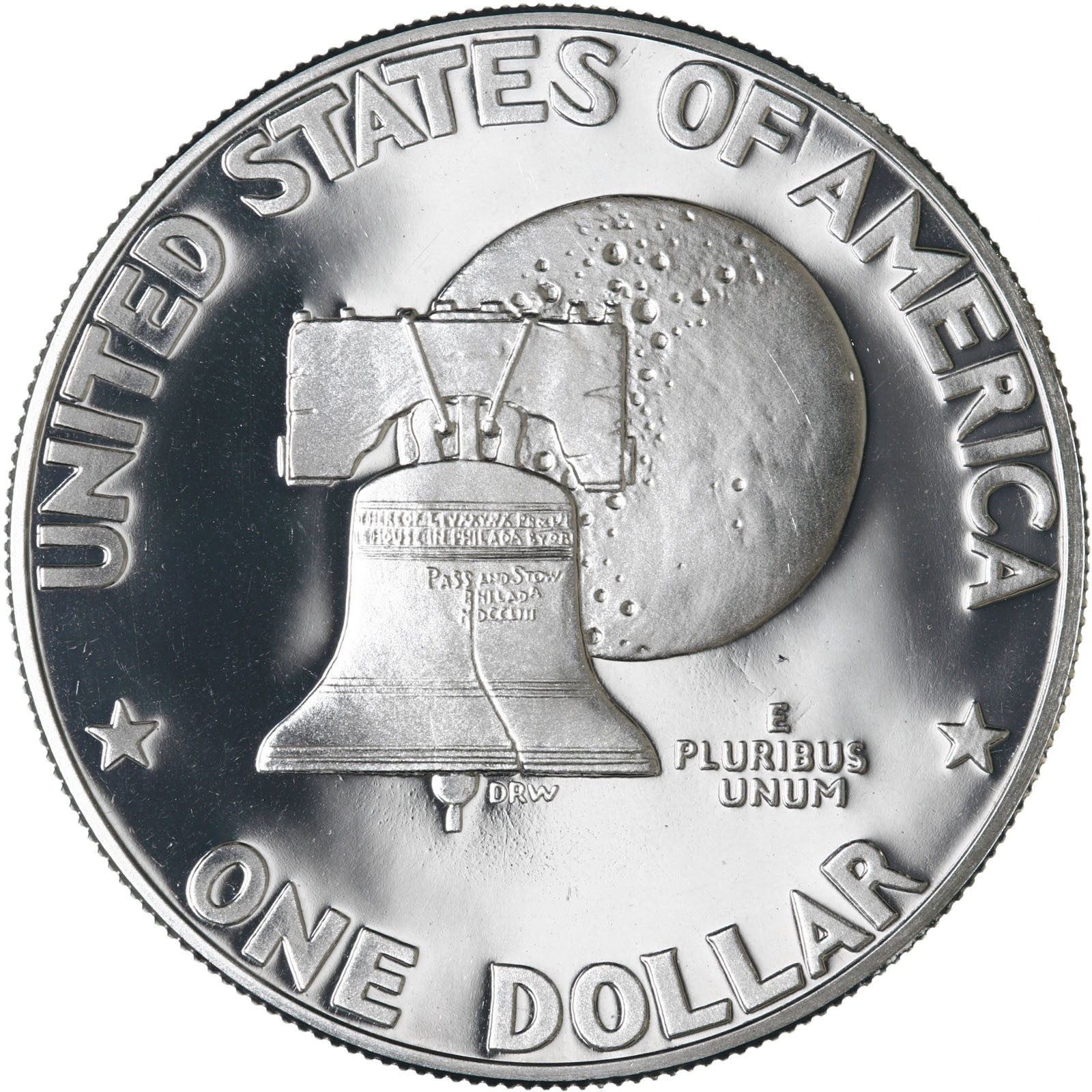 1976 S Eisenhower Dollar Gem DCam Proof CN-Clad Type 1 1976 S Eisenhower Dollar Gem DCam Proof CN-Clad Type 1