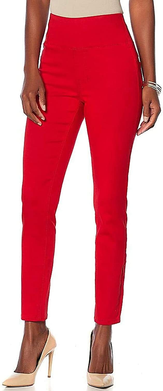 DG2 By Diane Gilman Women\'s Virtual Stretch Suddenly Slim Jeggings - Sz small