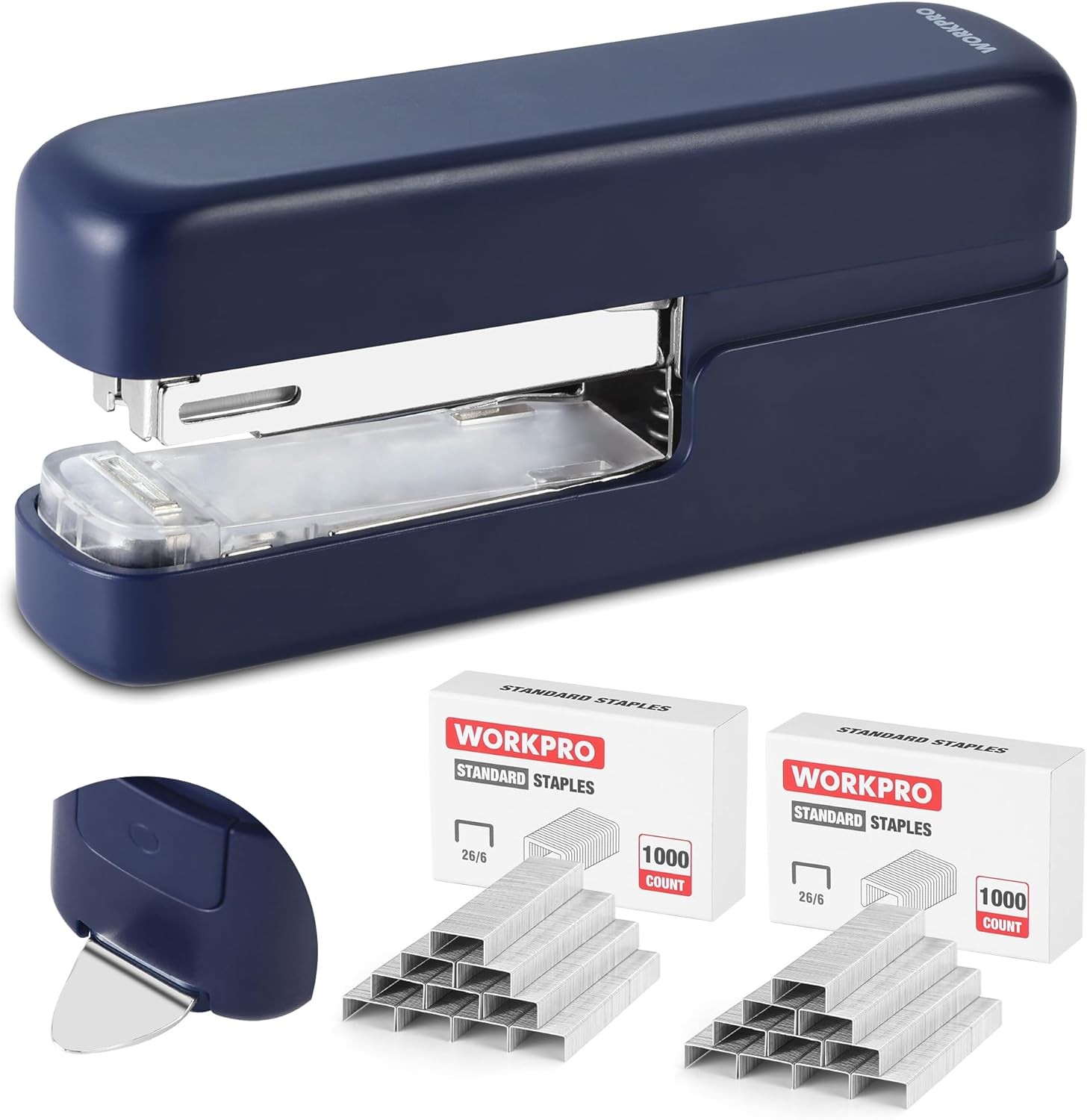 WORKPRO 2-in-1 Stapler with 2000 Staples & Staple Remover 40 Sheet Capacity USA WORKPRO 2-in-1 Stapler with 2000 Staples & Staple Remover 40 Sheet Capacity USA