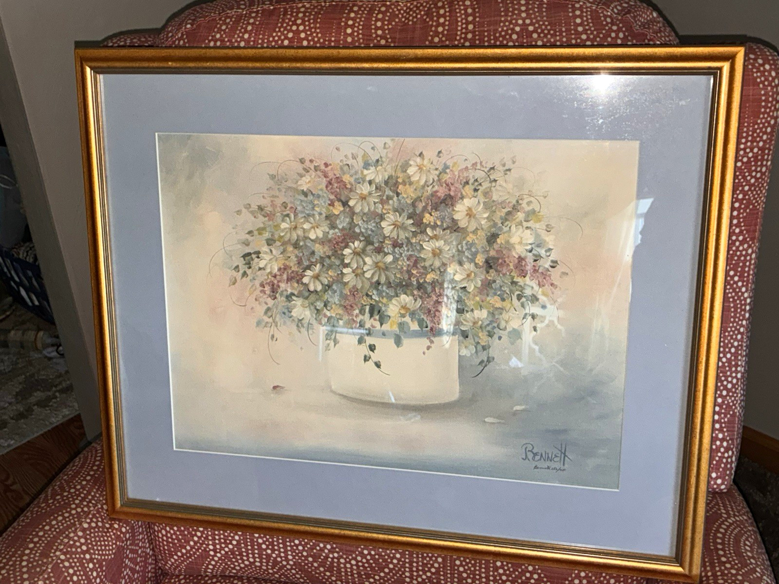 Vintage Linda Bennett Numbered Limited Edition Art Print 286/1900