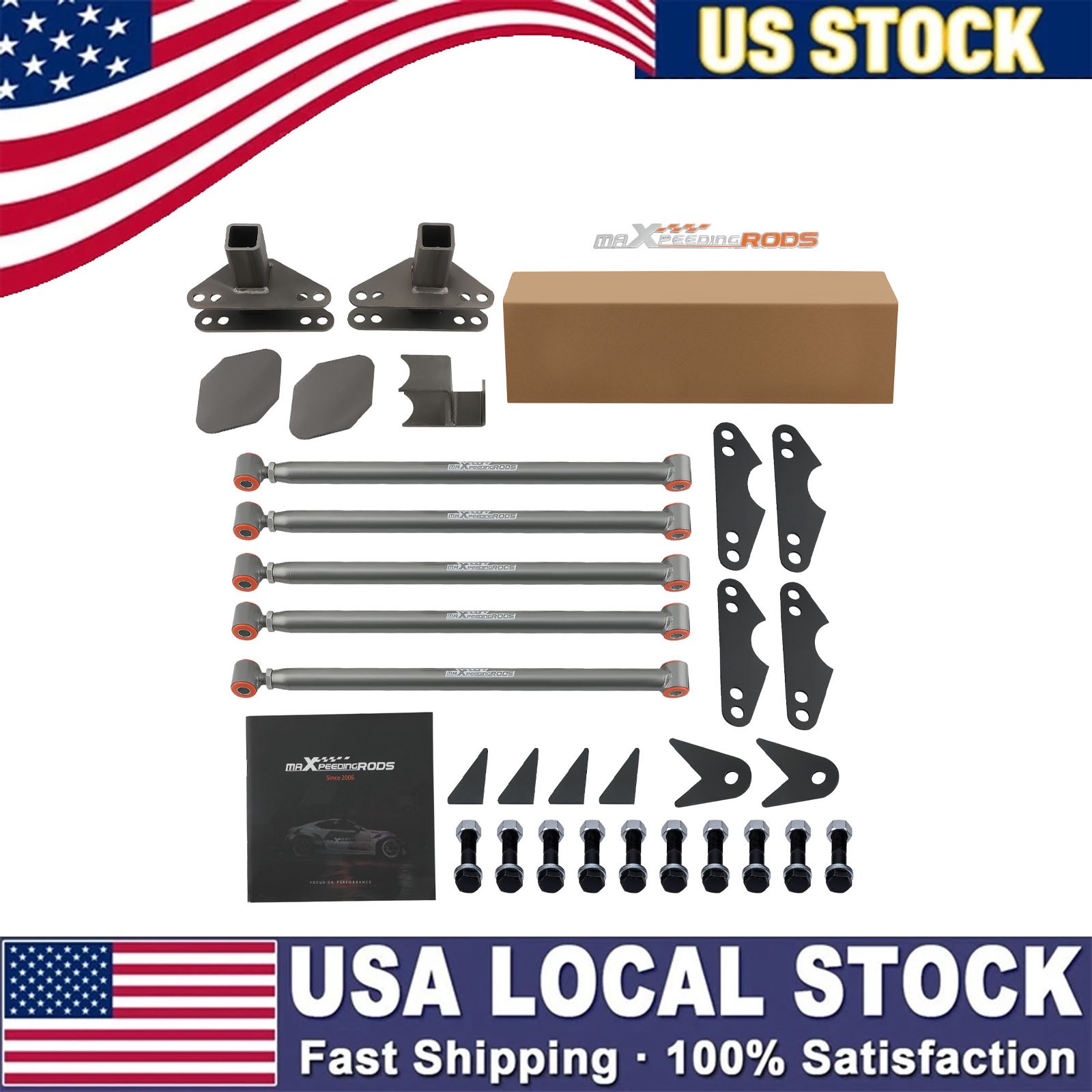 Universal Weld On Parallel 4 Link Suspension For Rod Rat Classic Car Air Ride