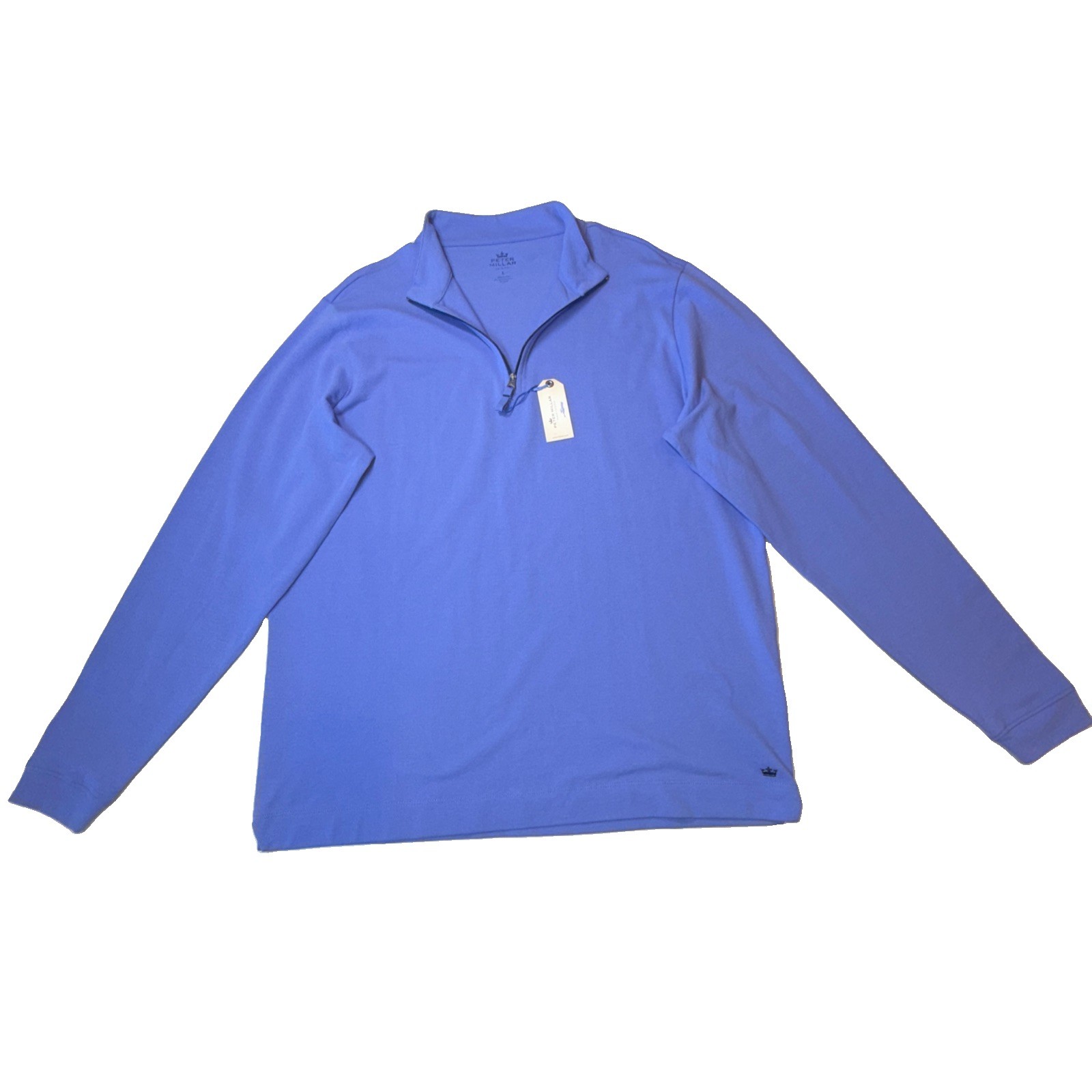 Peter Millar Crown Soft NWT SZ Large Blue Pullover 1/4 Zip Seaside Collection Peter Millar Crown Soft NWT SZ Large Blue Pullover 1/4 Zip Seaside Collection