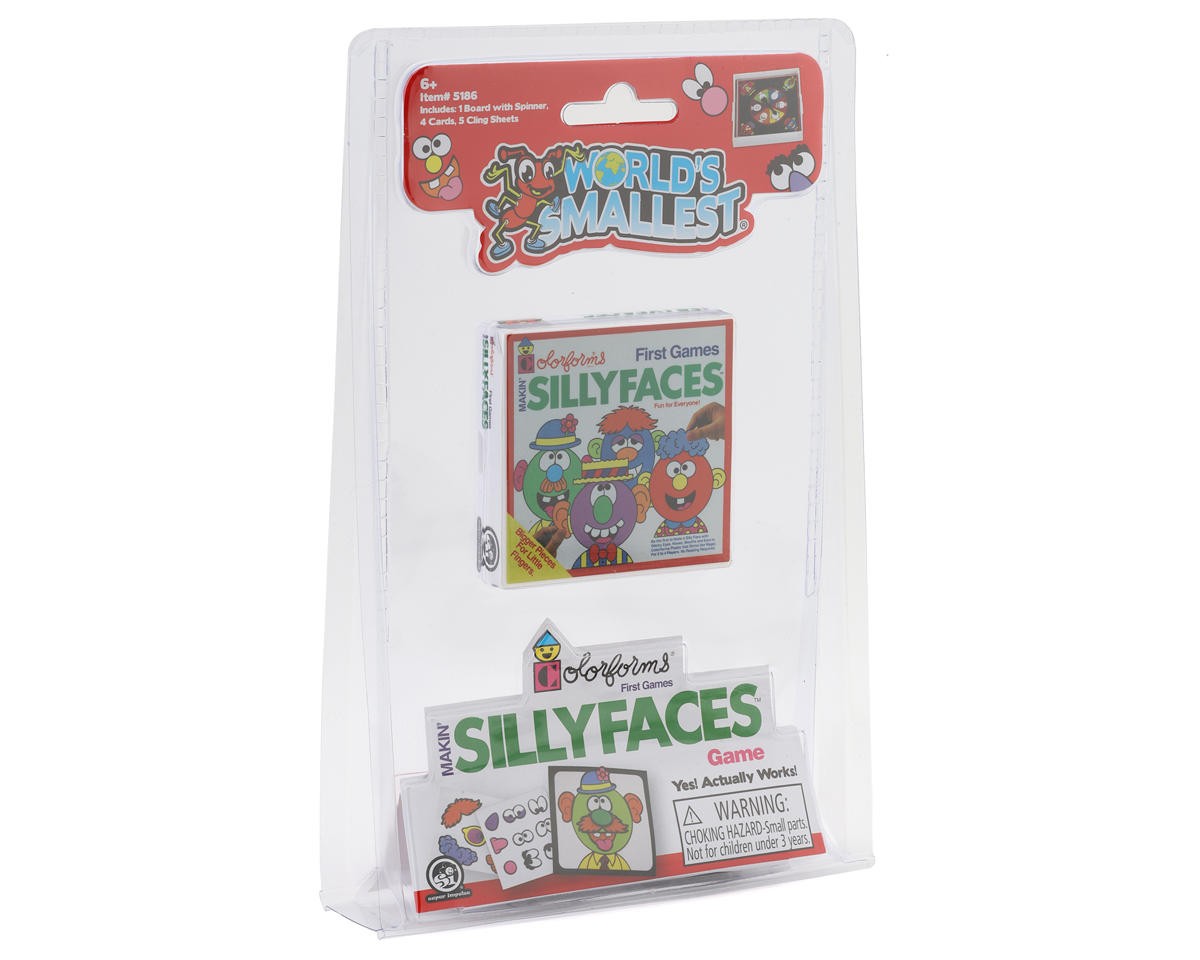 Super Impulse World's Smallest Colorforms Silly Faces [SIU5186]
