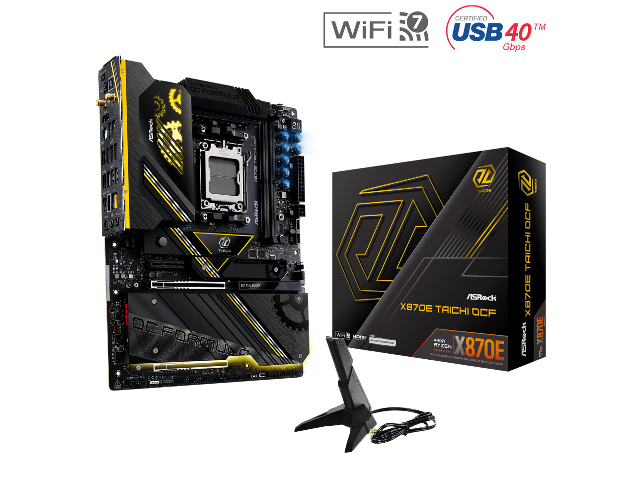 ASRock X870E Taichi OCF AM5 AMD X870E ATX Motherboard