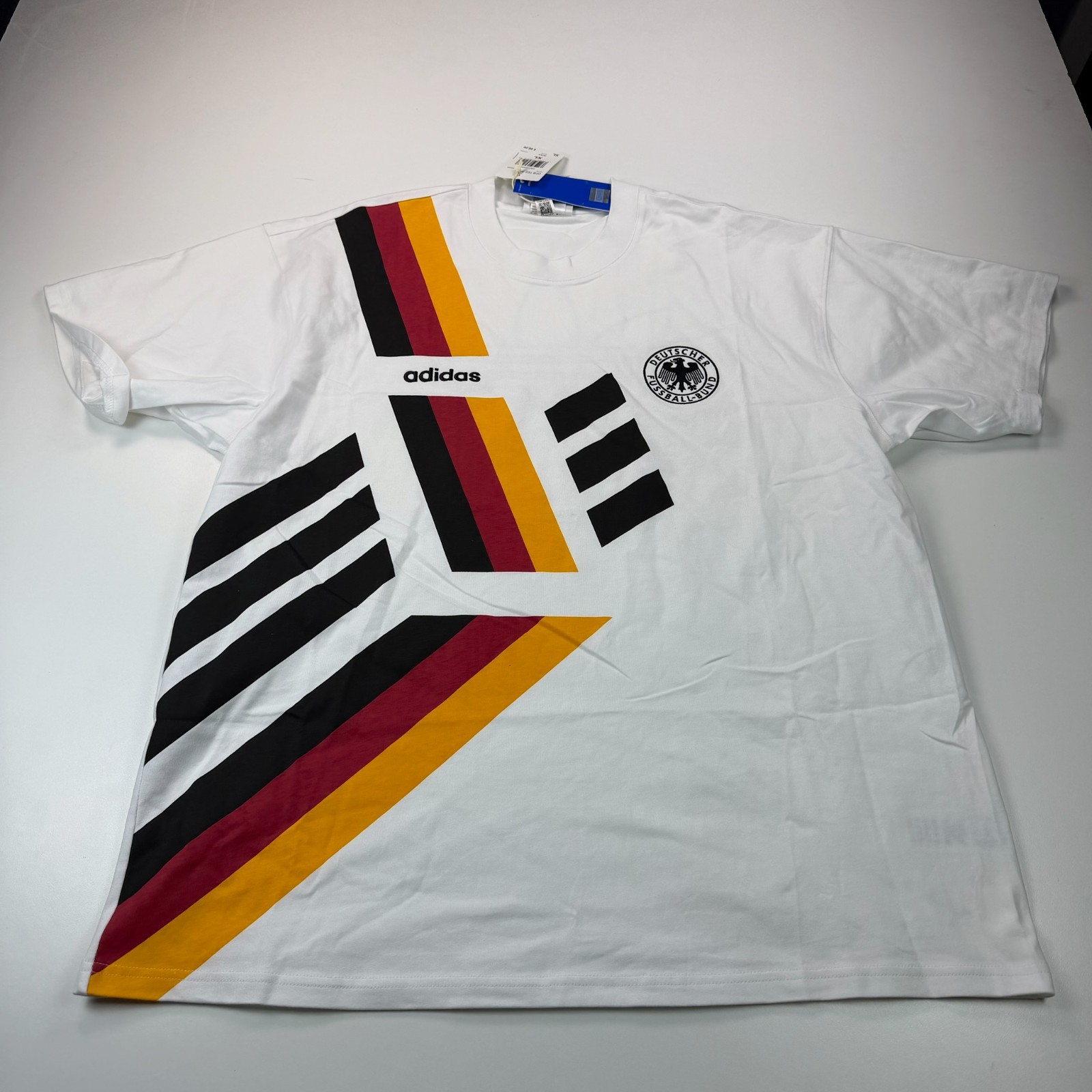NWT Adidas Germany DFB 94 Soccer Shirt Mens Extra Large XL White Soccer. NWT Adidas Germany DFB 94 Soccer Shirt Mens Extra Large XL White Soccer.
