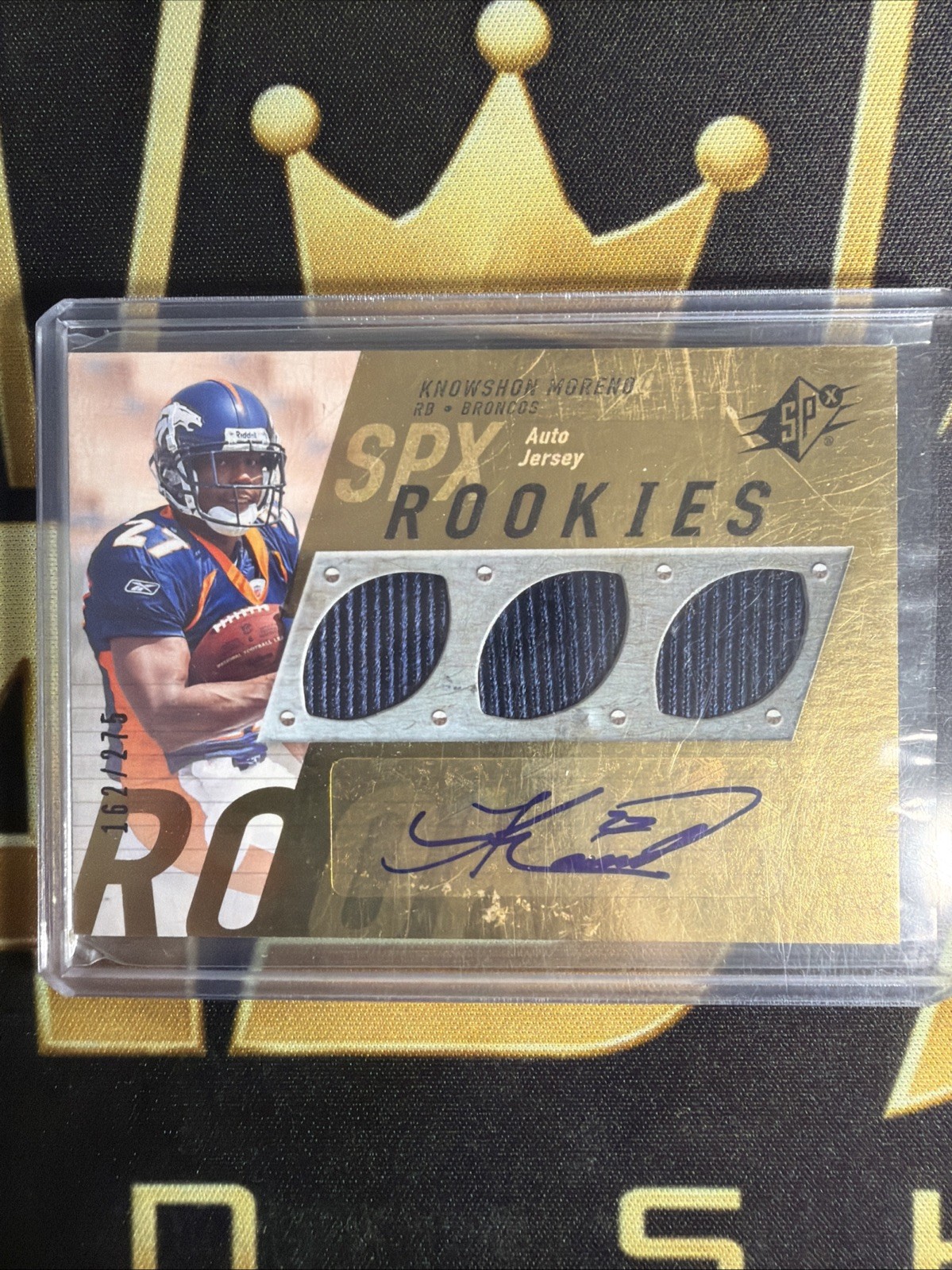 2009 SPx - SPx Rookies Auto Jersey Knowshon Moreno #/275 (AU, MEM, RC) 2009 SPx - SPx Rookies Auto Jersey Knowshon Moreno #/275 (AU, MEM, RC)