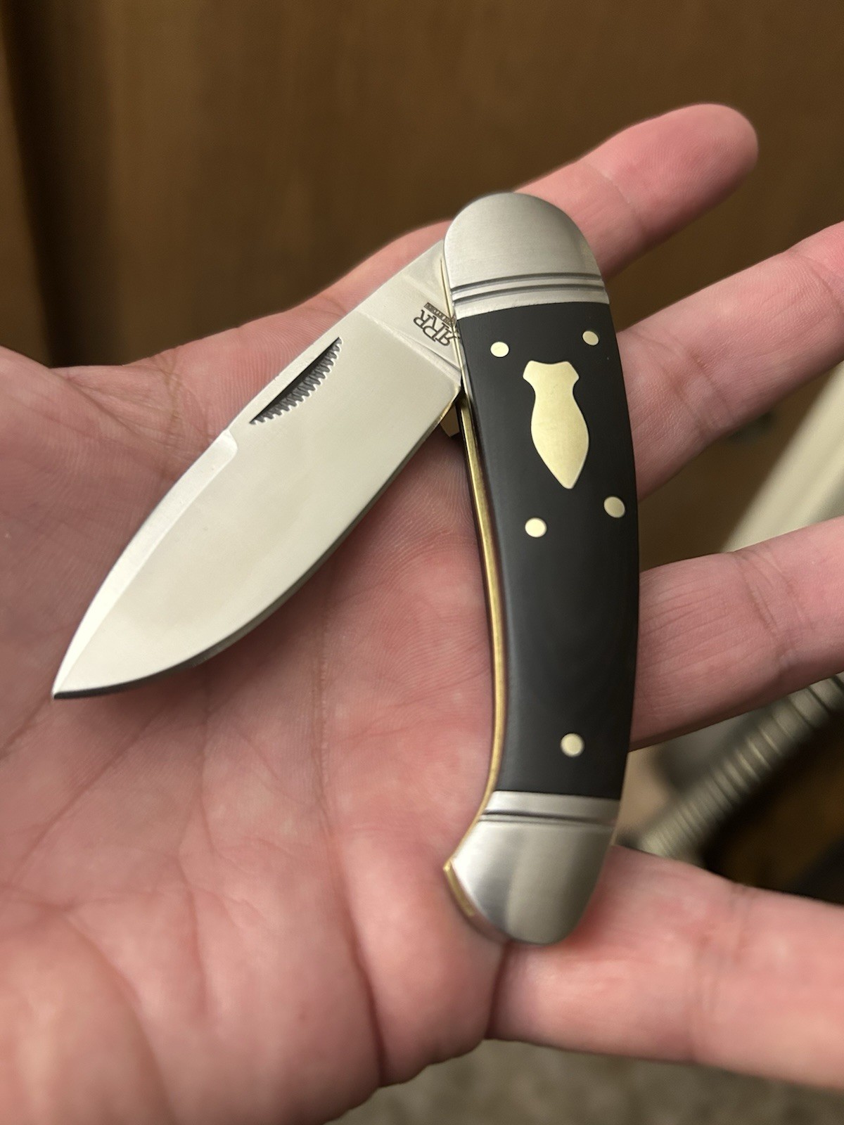 Rough Ryder Reserve Panthera Black Micarta D2 Slipjoint Pocket Knife New
